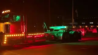 32nd Anniversary Waupon WI  truck show Light Parade and Jake brake competition!!**Volume WARNING** 1