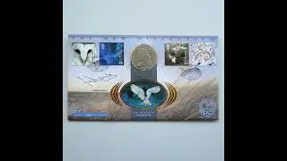 2000 The New Millennium World of Birds $1 Dollar Coin Cover - Benham Signed First Day Cover