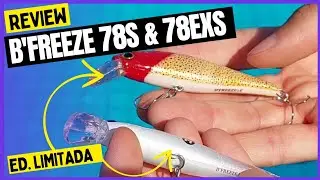 Lucky Craft B'Freeze EDI&Ccedil;&Atilde;O LIMITADA 78S e EX 78S, Eclipse, japonesas sensacionais!