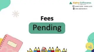 Alpha Campus (Online ERP) - Fee Pending Module | Best School, Classes & College ERP in India