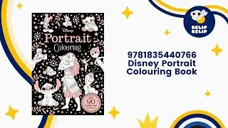 9781835440766 Disney Portrait Colouring Book (96 Pgs)