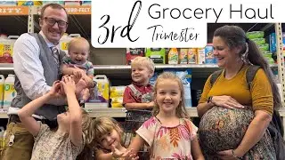 Third Trimester & Major Grocery Haul! #groceryhaul #largefamilygroceryhaul #twinpregnancy