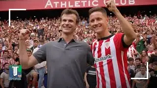 WATCH: Ander Herrera's PRESENTATION with Athletic Club and his FIRST training