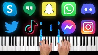 Top 14 Social Media Ringtones - Piano Tutorial