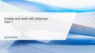 Professional AutoCAD for Design and Drafting Lesson 1.1:-  Polylines Part: 1