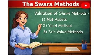 2]Valuation of Share, Methods:- Net Assets, Yield, Fair Value Method, Problems & Solution
