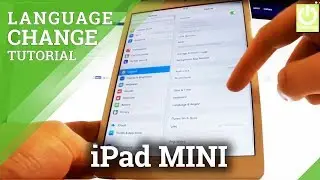 How to Change Language in APPLE iPad mini - Language Settings in iPad