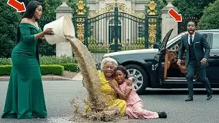 À l'improviste, ce milliardaire voit sa fiancée jeter de l'eau sale sur sa mère et sa fille.