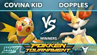 Covina Kid (Pikachu Libre) vs Dopples (Braixen) - WNF Pokken 1.8