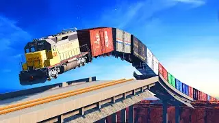 The MOST Insane Railroad Accidents Derailments ✅ BEAMNG.Drive LIVE STREAM
