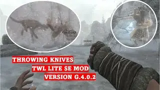 Skyrim Special Edition - Mod Short - Throwing Weapons Lite - Throwing knives + Hjoromir badassery