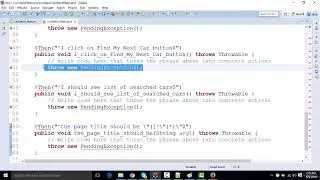 21 Cucumber WebDriver Creating the feature file