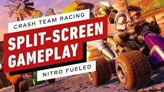 Crash Team Racing Nitro-Fueled - Split-Screen Racing at Crash Cove