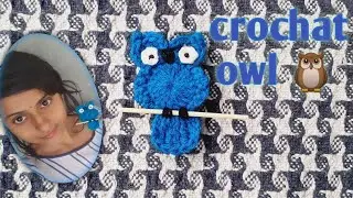 easy crochat owl 🦉 pocket hugs tutorial //crochat owl// mini sweet owl 🦉