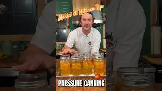 BRAD TIP! Pressure Canning and preserving sungold tomatoes!🍅#canning #tomato #kitchentips #makinit