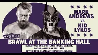 Mark Andrews Vs Kid Lykos | Brawl At The Banking Hall 2.10.22 | Slammasters Wrestling