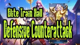 Elite Train Hall  - Defensive Counterattack  Como passar  - Saint Seiya Awakening