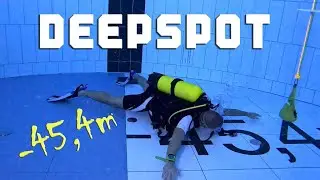Już nie NAJGŁĘBSZY basen nurkowy na świecie, DEEPSPOT, nurkowanie na 45m @we free