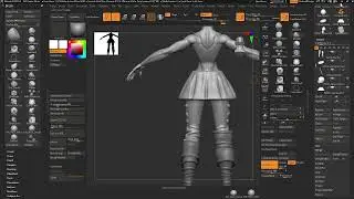 Warrior sculpt for MS Paints new game! zbrush miniature sculpting in 32mm scale - AMA