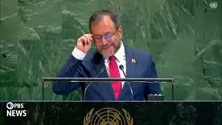 WATCH: U.S. military in the Caribbean an 'illegal' threat, Venezuela's Yvan Gil Pinto tells U.N.