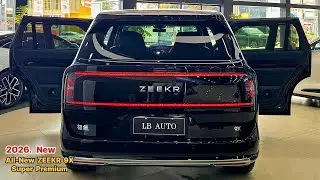 Новинка 2026 года! Zeekr 9X Super Premium | Новый обзор салона и экстерьера.