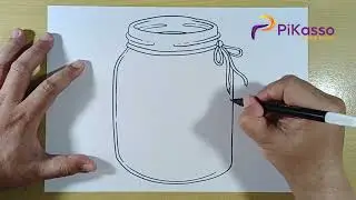 How to Draw Scented Candle in Jar