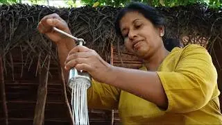 Sweet Coconut stuffed Rolled String Hoppers ❤ Traditional Village Sweet Snacks Recipe
