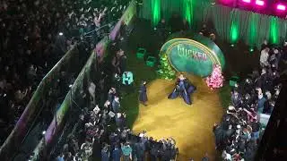 Wicked: For Good: London Premiere Drone Footage part 1  | ScreenSlam