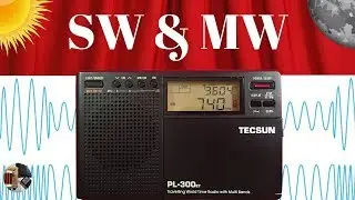 Tecsun PL-300ET | Dusk Shortwave & MW Band Scan