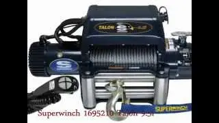 Superwinch 1695210 Talon 9.5i, 12 VDC winch, 9,500 lb/4,309 kg capacity with roller fairlead