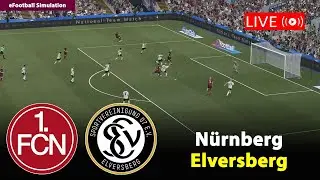 🔴Live- FC Nürnberg gegen SV Elversberg | 2. Bundesliga 2025/26 | Football PES21 Simulation