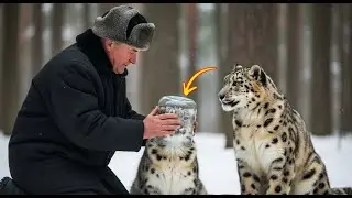 An Elderly Man Found a Snow Leopard Cub with a Jar on His Head &mdash; The Cub's Mother Changed Him