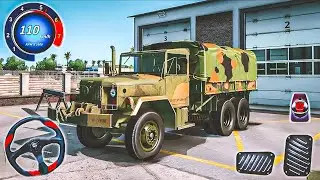 Military Truck Simulator 3D | Army Cargo Transport Driving Game | Realistic - Android Gameplay