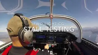 Stall Testing a Van's RV-7A airplane