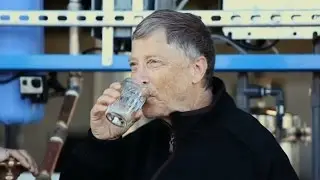 NewsHour Shares: Bill Gates drinks water purified from waste