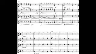 Nelson Walker - Adam and the Serpent for Saxophone Quartet (2019) [Score-Video]