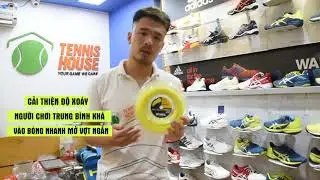 SportHouse.vn | Tr&ecirc;n tay d&acirc;y cước tennis Yonex Poly Tour Pro 1.25