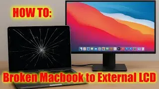 Using External Monitor with Broken Macbook - No Display! A2337 2020 & Similar Models