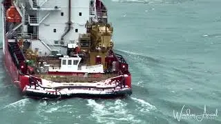 CANADIAN COAST GUARD ICE BREAKER VINCENT MASSEY IN SEARCH OF ICE THE LIVINGSTONE CHANNEL JAN 2025