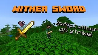 Wither Sword - MCBE Command Block Tutorial