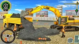 Railroad Builder Simulator 3D 2026 - Highway Excavator Construction JCB - Android GamePlay