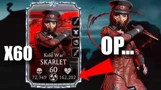 MK MOBILE X60 KOLD WAR SKARLET GAMEPLAY ON FACTION WARS. FUSION LEVEL X KOLD WAR SKARLET!