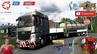 Euro Truck Simulator 2 (1.45 Beta) Well+Jumbo Trailer by JS Truckstyling New Version +DLC's & Mods