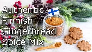 Authentic Finnish Gingerbread Spice Mix - 4-ingredient, keto, sugar-free, gluten-free, clean eating