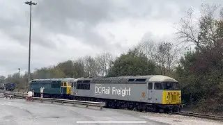 DCR 56103,56045 at merehead quarry 29th October 2025