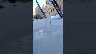 AMAZING ICE FORMING😱❄️ #amazing #norway #ice #forming #winterwonderland