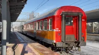Zapach diesla na stacji kolejowej Gdynia Orłowo pociąg Szczecinek-Gdynia SA133-028 wagon Bonanza