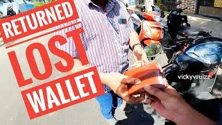 Returning Lost wallet to its Owner | Found wallet on Road | vickyvrulzz | Lost Wallet | Returned ☺️