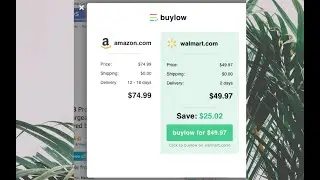 Shop smart with the buylow Chrome extension