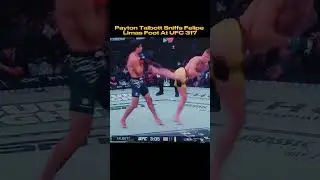 Payton Talbott Sniffs Felipe Limas Foot At #UFC317 #paytontalbott #headkickpod